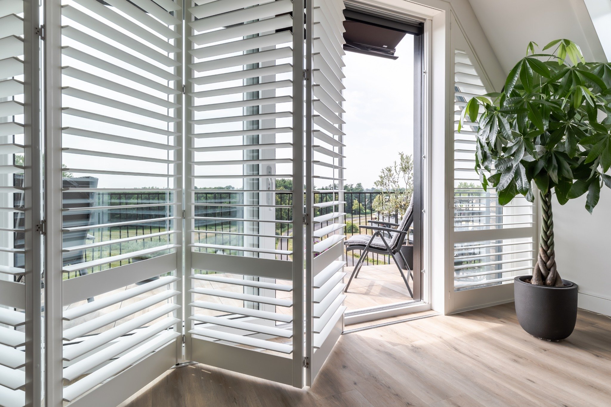 Shutters as sliding doors | MYT shutters