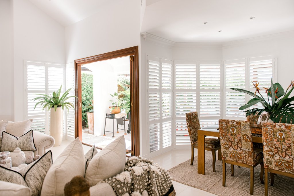 Plantation Shutters for Bay Window