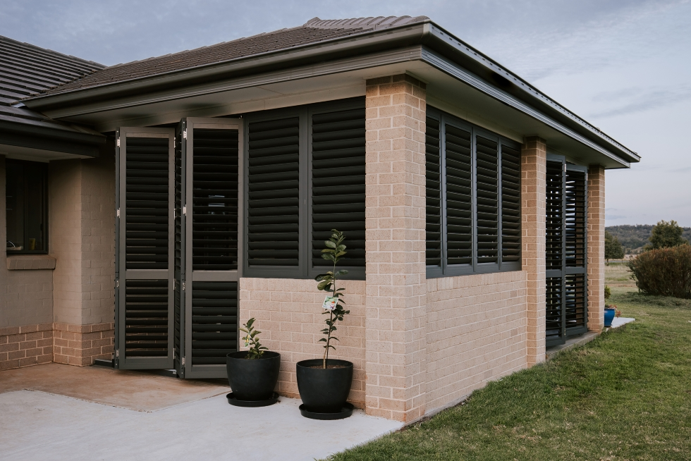 Looking for Black Plantation Shutters? - MYT Shutters