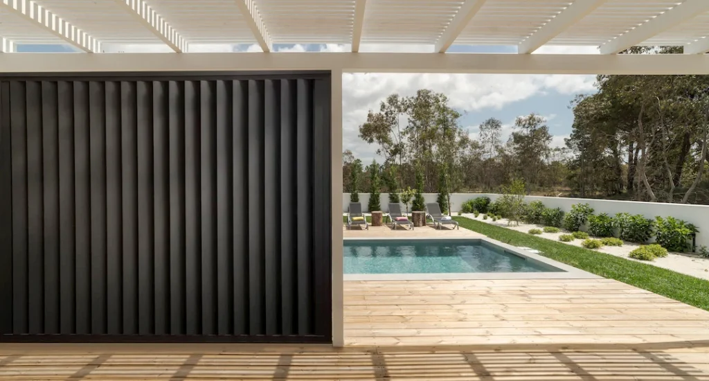 Verticale aluminium shutters